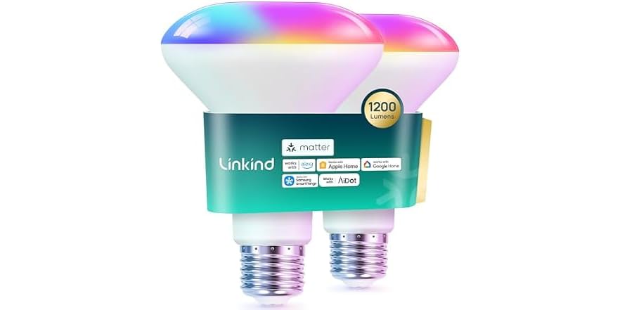 Linkind Matter BR30 Smart Light Bulbs
