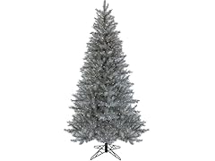 7.5' Crystal Pine Tree 600 RGB Lights