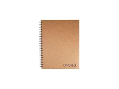 SPRING Unruled Blackout Blank Spiral Notebook