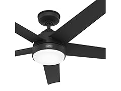 52" Hunter Fan Matte Black Indoor/Outdoor