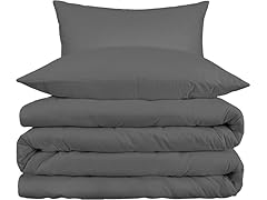 Superior Cotton Blend, Wrinkle Resistant Duvet Cover Set