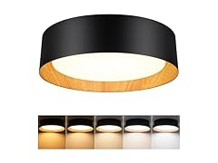 BrightHome Flush Mount Ceiling Light, 13in 2600LM