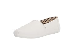 TOMS Women's Alpargata Cotton Canvas Loafer Flat, 9.5