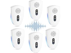 6 Pack Ultrasonic Pest Control Repeller