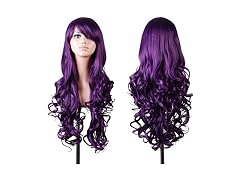 EmaxDesign Wigs 32 inch Wavy Curly (32 in)