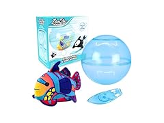 zhuzhu Aquarium Bubble Ball & Surf Board with Mandarin Fish