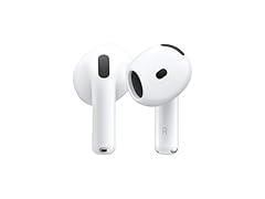 Apple AirPods 4 Wireless Earbuds, Bluetooth Headphones, with Active Noise Cancellation (Renewed)