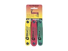 Bondhus 12533 Triple Pack GorillaGrip Fold Up Tool