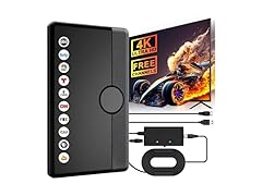 iGENJUN 4K TV Antenna | Long Range 360° Reception