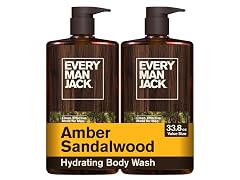 Every Man Jack Hydrating Amber Sandalwood Body