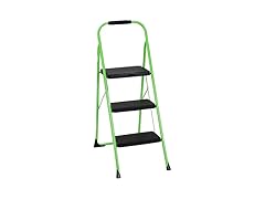 COSCO 11408GNF1E, Green Three Big Folding Step Stool