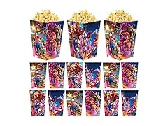 20Pcs Super Brother Popcorn Boxes