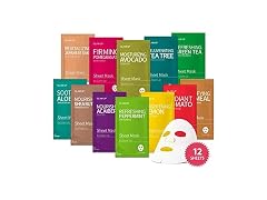 GLAM UP Premium Facial Sheet Mask 12 Com