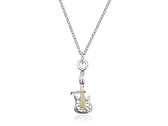 Silver-Plated Fun & Fabulous Guitar Charm