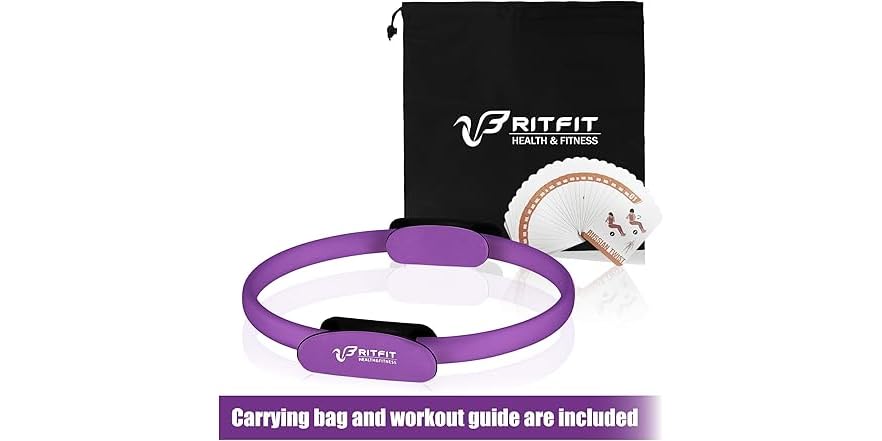 Cercle Pilates / Magic Circle RitFit - 14 Pouces (35 Cm) - Violet - Neuf