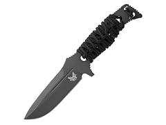 Benchmade Fixed Adamas Knife, Black Paracord