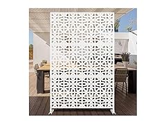 Elevens Metal Privacy Screen White