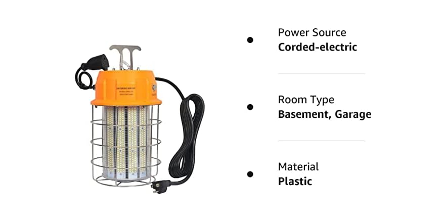 YYYlight 250W LED Temporary Work Light, Portabl