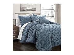 Lush Decor Ravello Pintuck Comforter Set