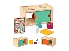 Wood Montessori Toy Object Permanence Box Sort & Find