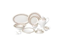 Lorren Home Trends Bone China Dinnerware Set