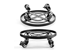 IDZO 2pack Metal Plant Caddy with Wheels