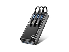 Pomohome 50000mAh Power Bank w/Cables