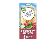 10CT Crystal Light Raspberry Green Tea Packets