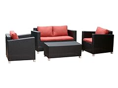 Riley Outdoor Wicker 4 Piece Set