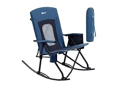 Portal Blue Oversized Rocking Camping Chair