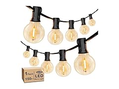 VerRon 150FT LED Globe Outdoor String Lights