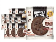 MuscleCheff Protein Cookies, 12-Pack