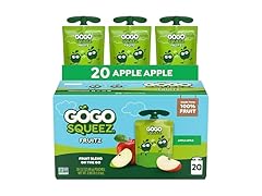 20PK GoGo squeeZ No Sugar Added Applesauce