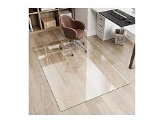 FlyEcho Glass Chair Mat 46" x 46"