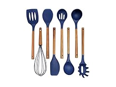 Country Kitchen Non Stick Silicone Utensil Set 