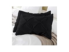 beddingstar Standard Pillow Shams-Black