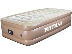 Comfort Series Twin Air Mattress w/ Built-in Pump