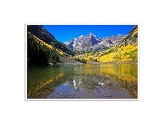 Maroon Bells Fall Foliage - Aspen Colorado