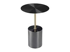 LeisureMod Malta Round Side Table