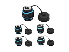 5 PC Double Head LAN Coupler Adapter