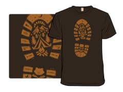 I Love Camping Boot Stamp