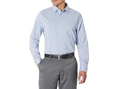 Amazon Essentials Men's Stretch Dress Shirt White