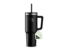 SIPX™ 40 oz Insulated Tumbler with Handle & Straw 