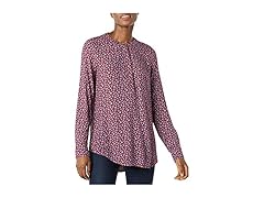 Women's LS Woven Blouse (M)