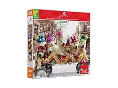 Ceaco - Avanti - Puppies in a Wagon - 300 Piece Puzzle