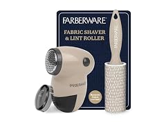 Farberware Fabric Shaver & Lint Roller Set, Small, Portable