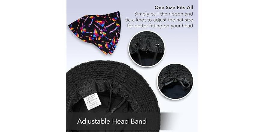 Dark Night Floral Bucket Hat main image 0