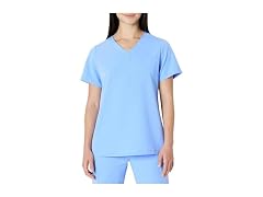 Amazon Basics Women (M) Scrubs V-neck Pockets Top