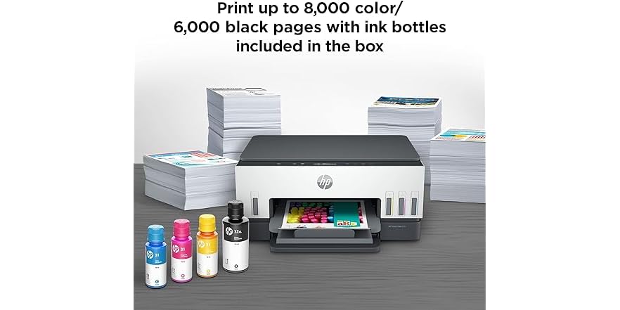 HP Smart Tank 6001 AIOWireless Printer (Open Box)