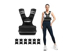 Liveet Adjustable Weighted Vest 20-32lb